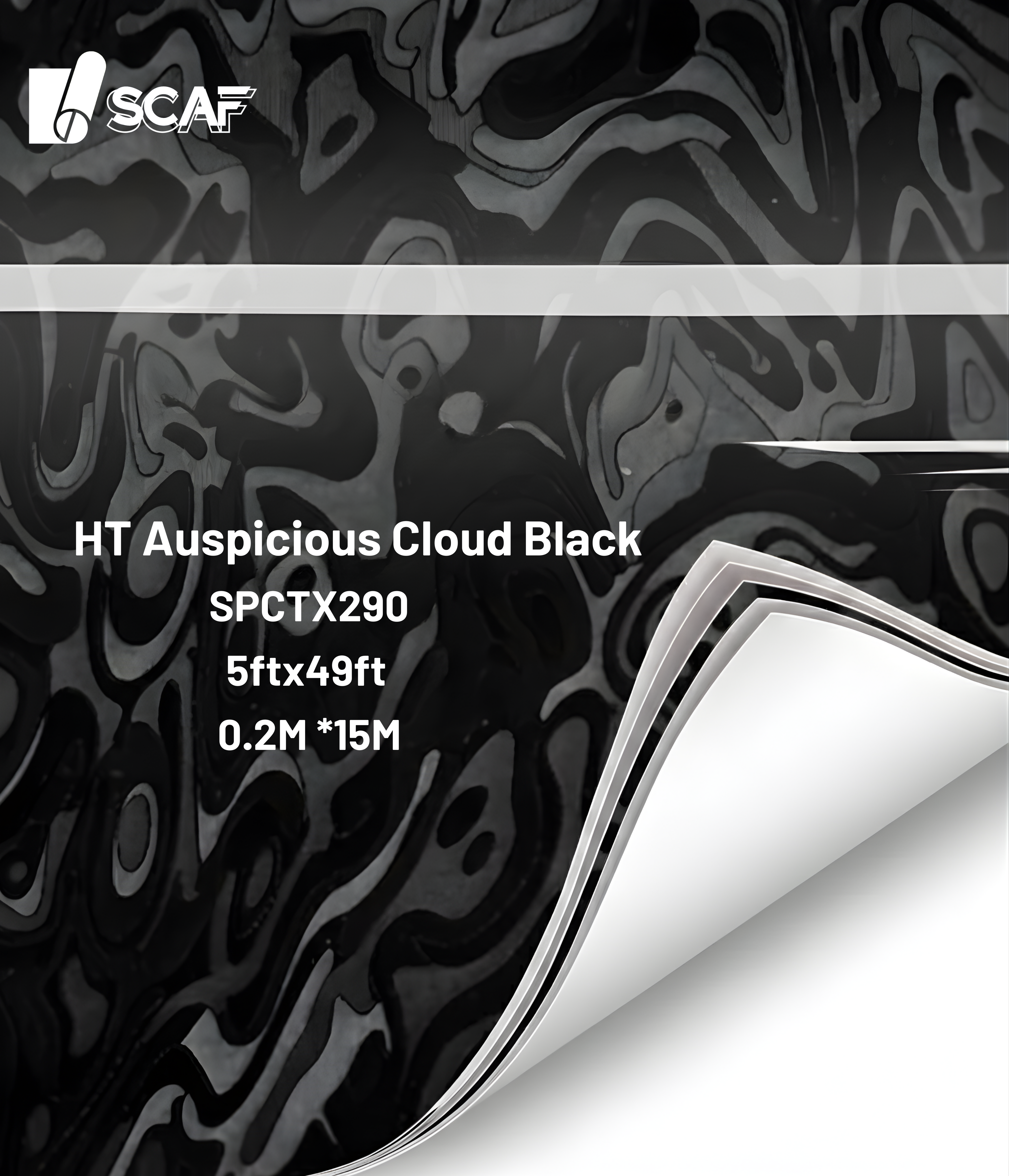 HT Auspicious Cloud Black SPCTX290