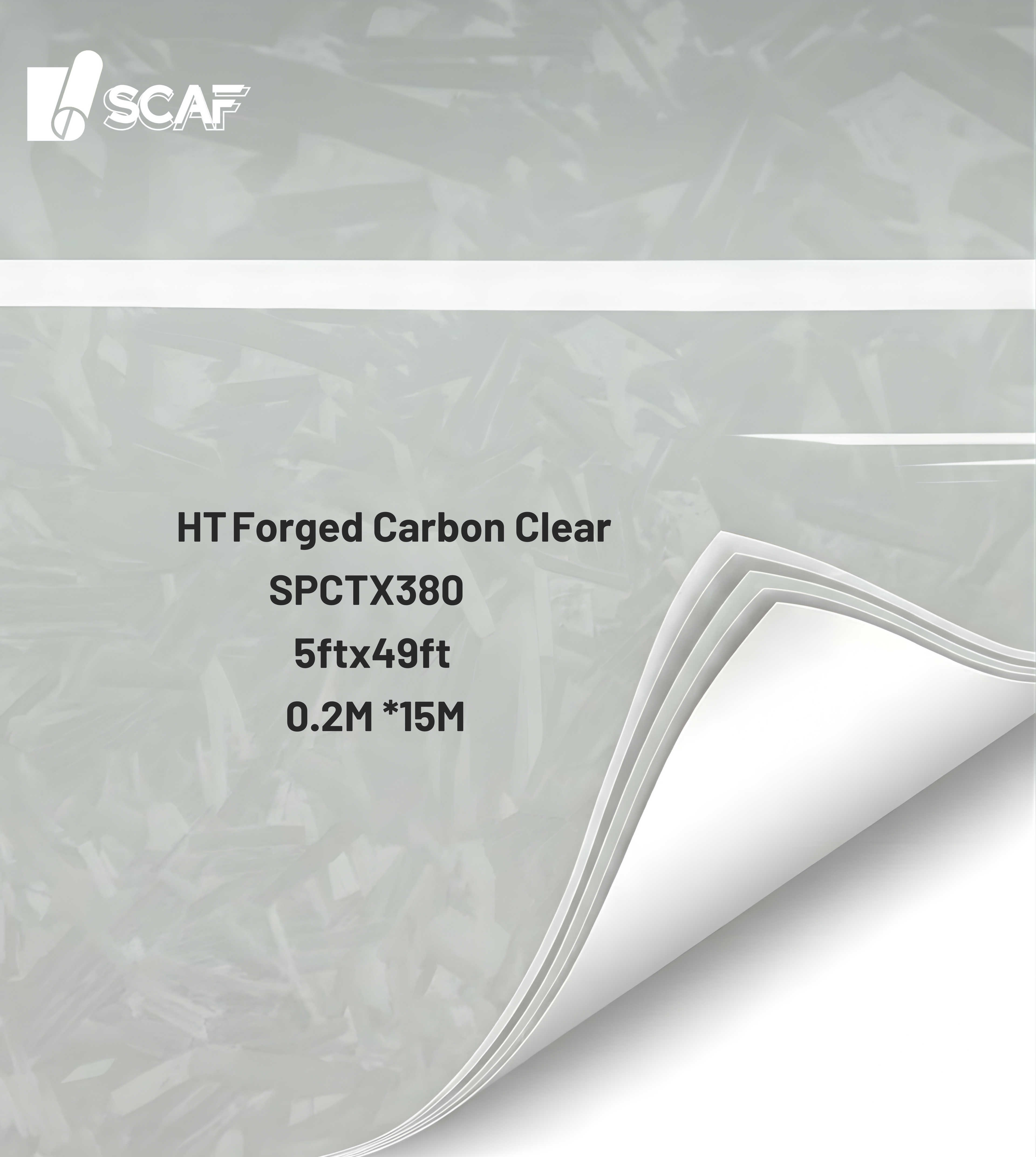 HT Forged Carbon Clear SPCTX380