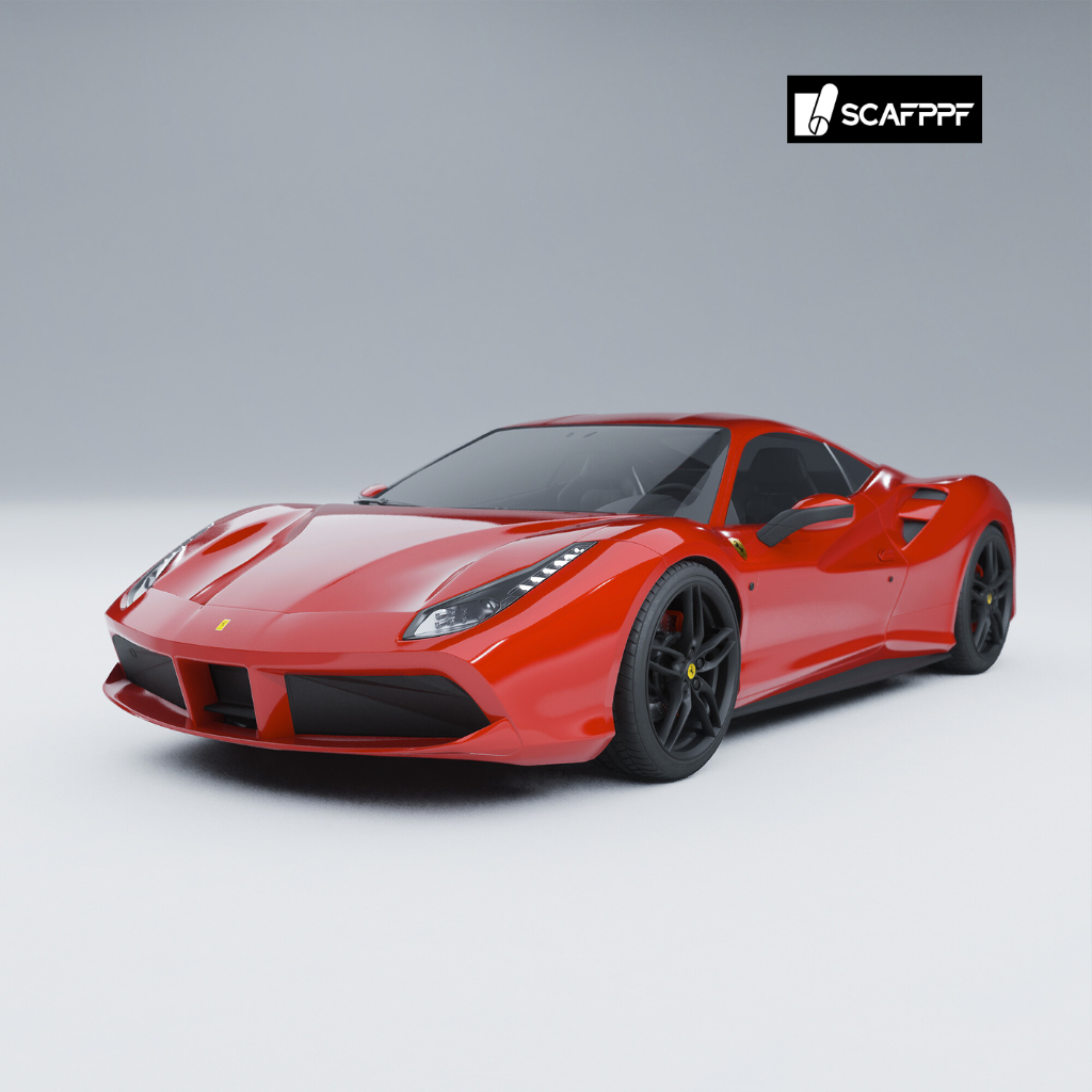 HT Matte TPU Matte Black Cham Red SPCM1450