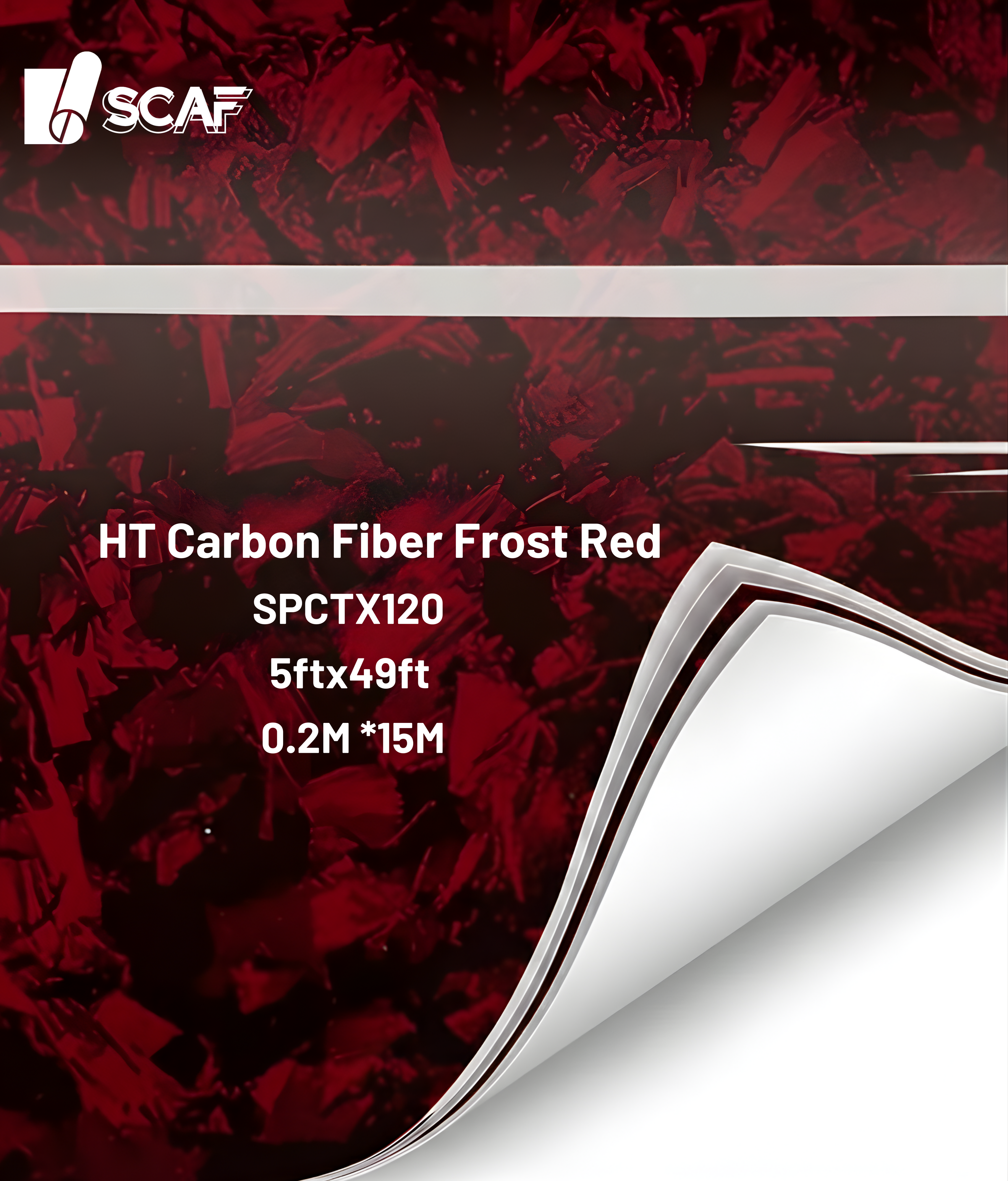 HT Carbon Fiber Frost Red SPCTX120