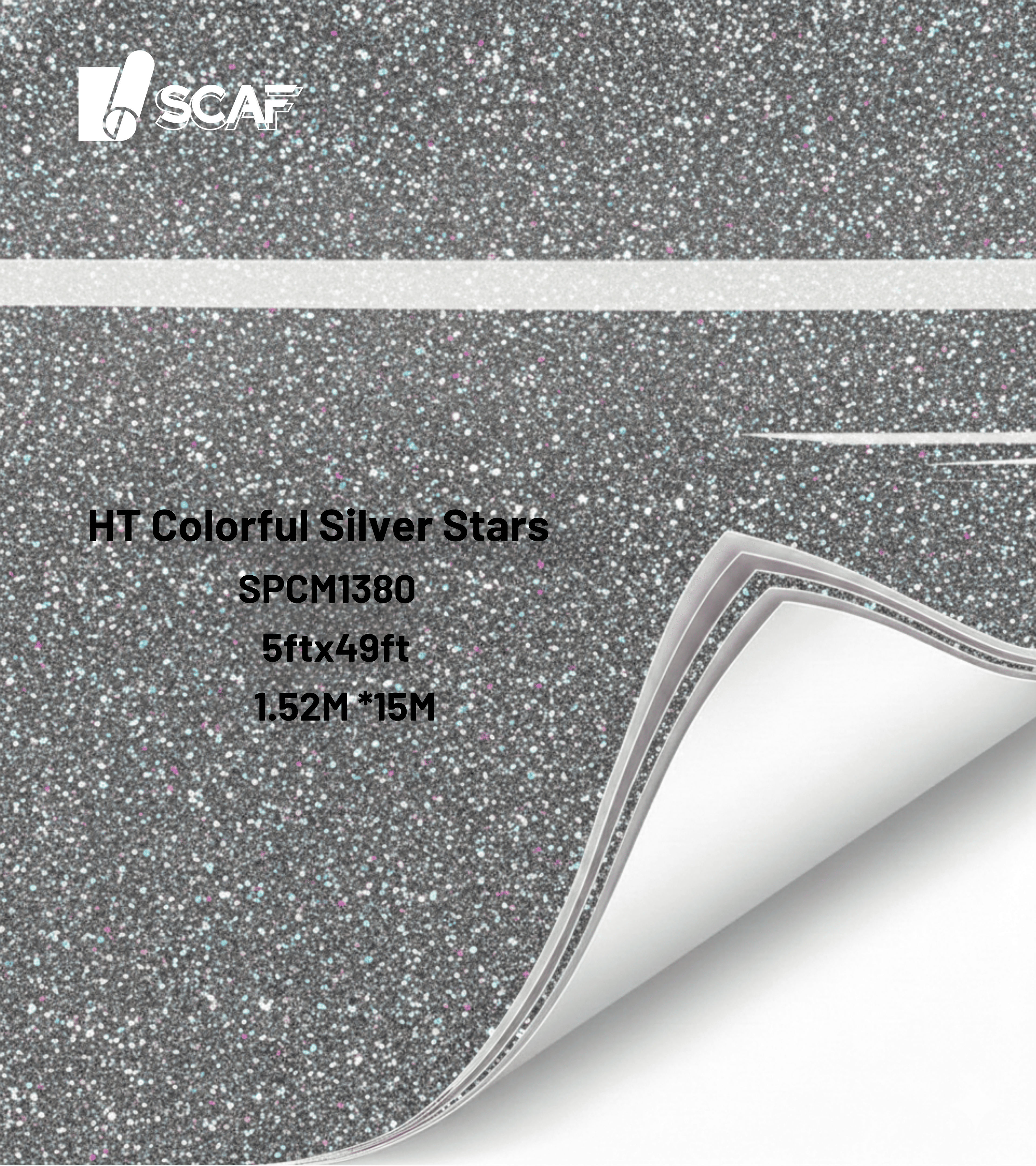 HT Colorful Silver Stars SPCM1380