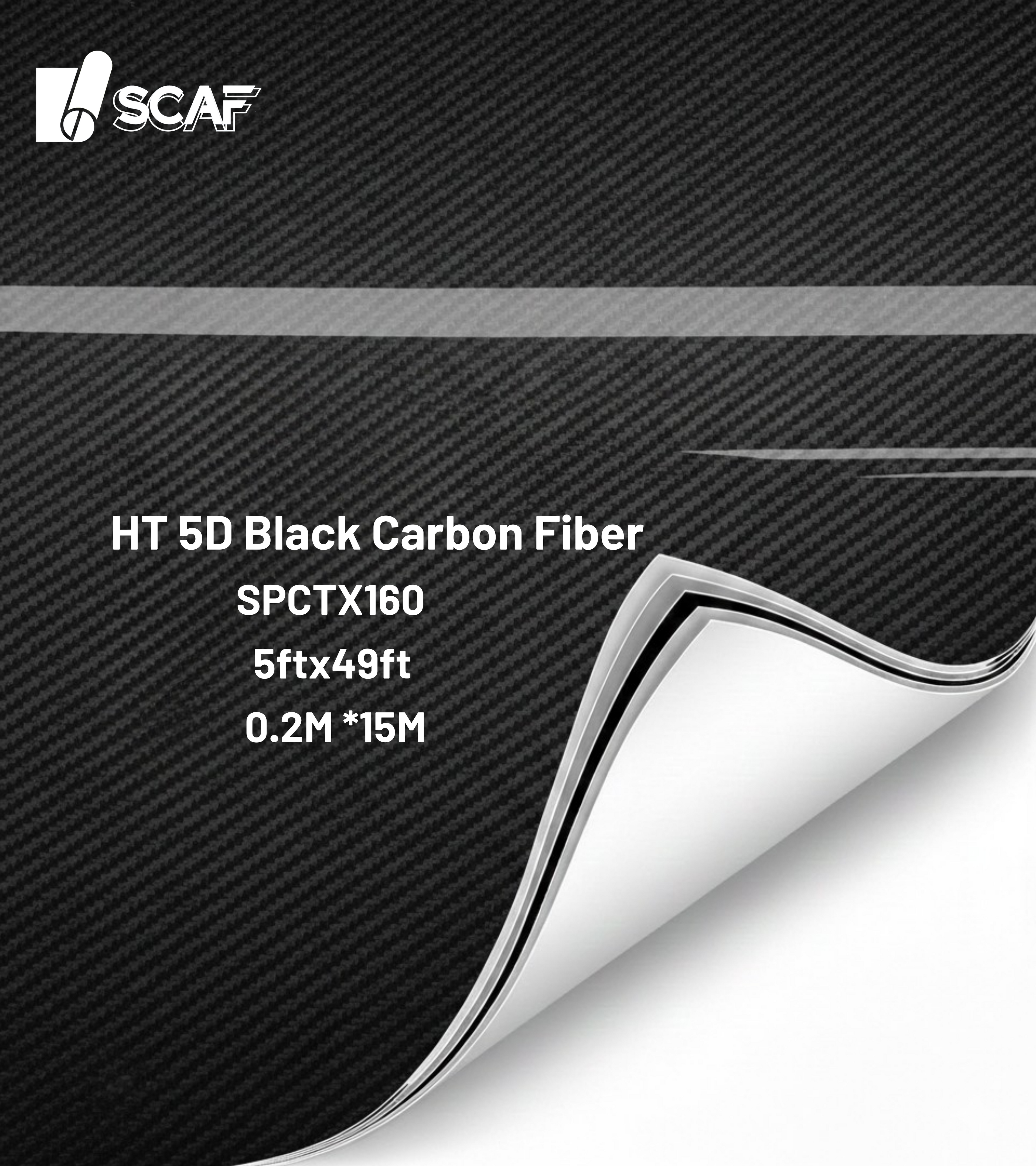 HT 5D Black Carbon fiber SPCTX160