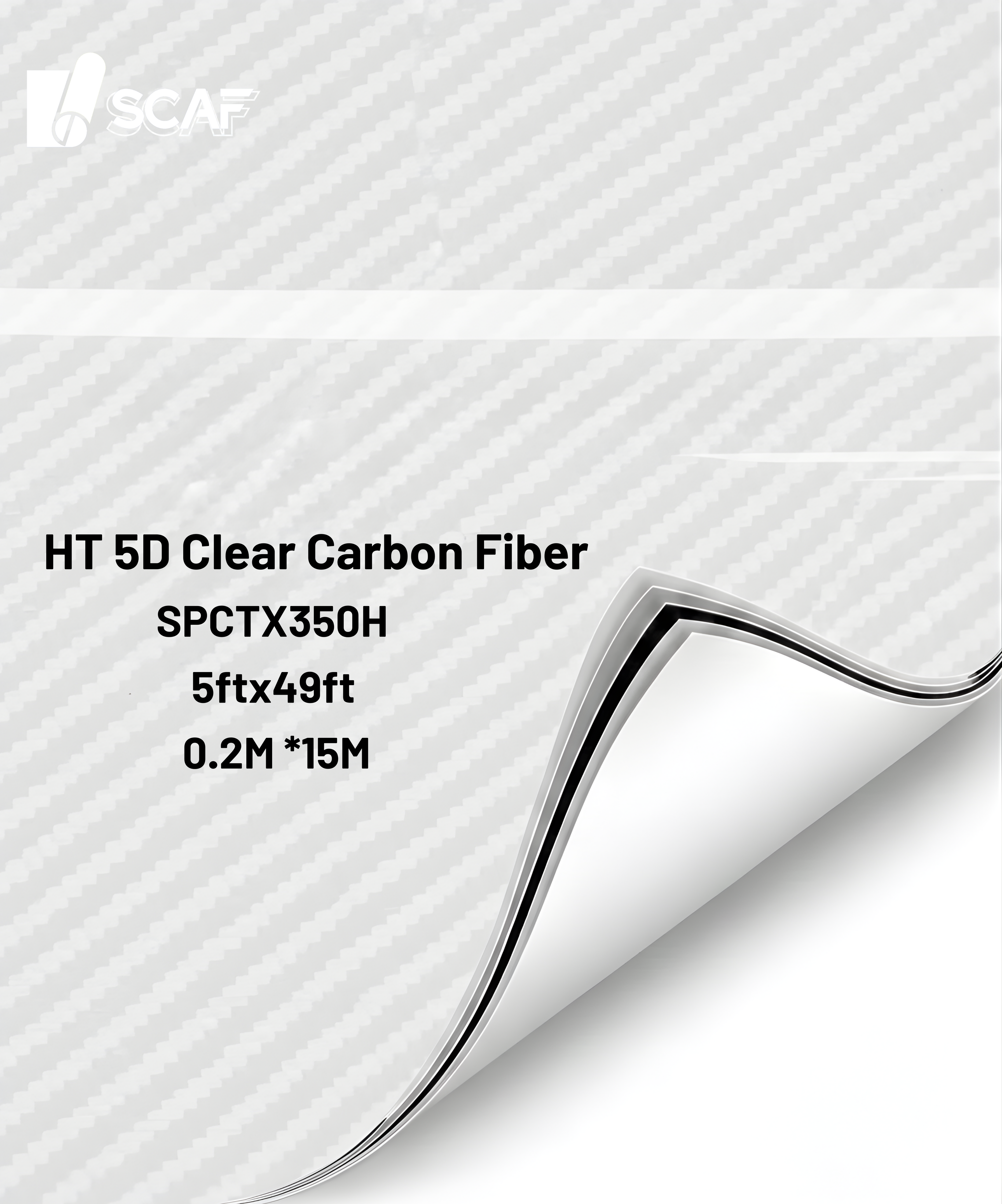 HT 5D Clear Carbon fiber SPCTX350H