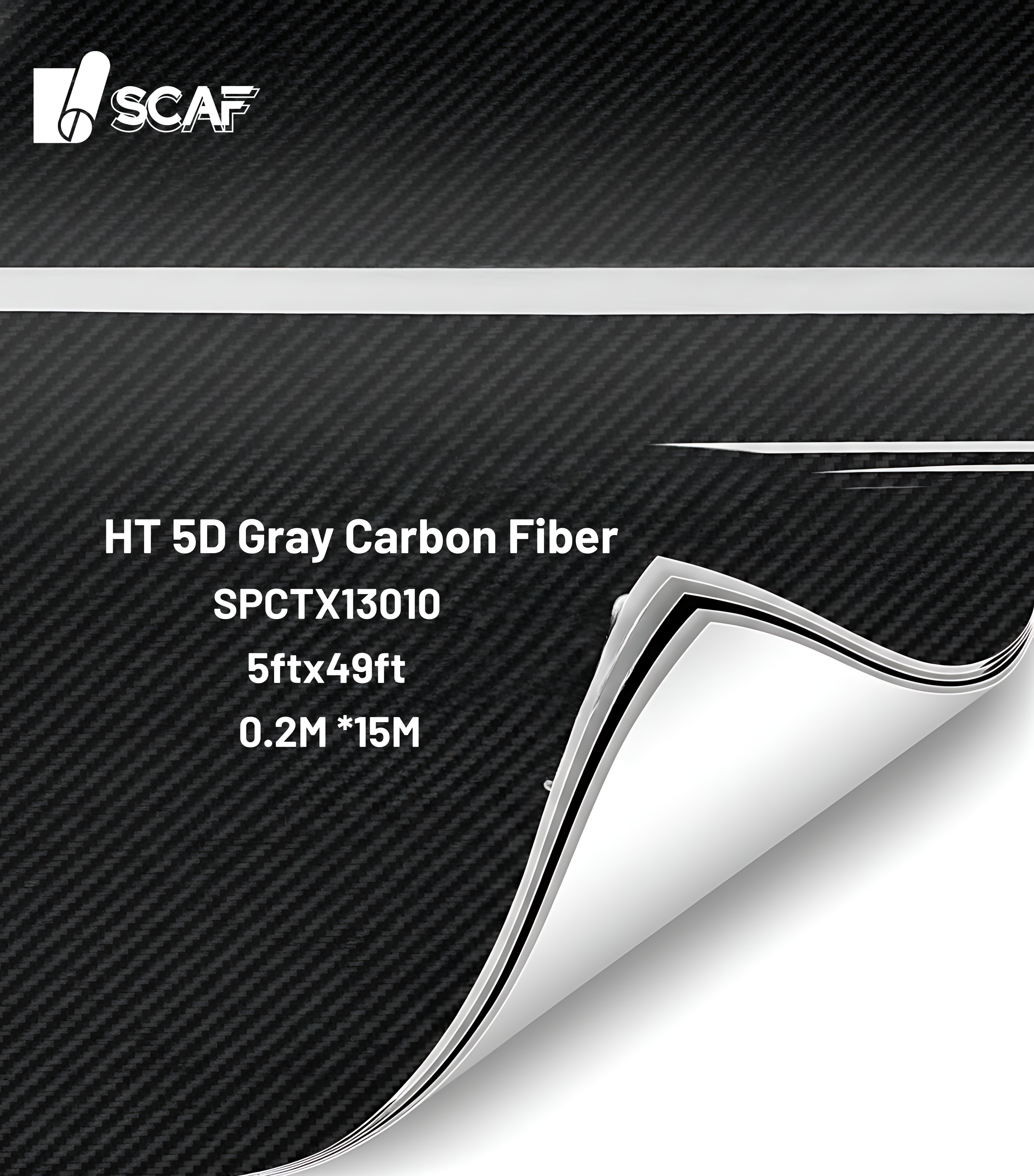 HT 5D Gray Carbon fiber SPCTX13010