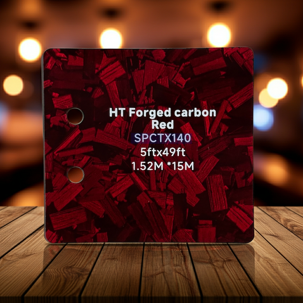 HT Forged carbon Red SPCTX140