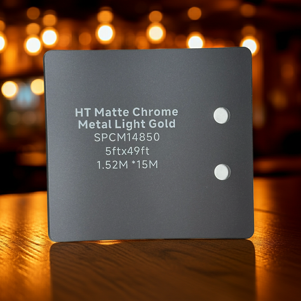 HT Matte Chrome Metal Light Gold SPCM14850