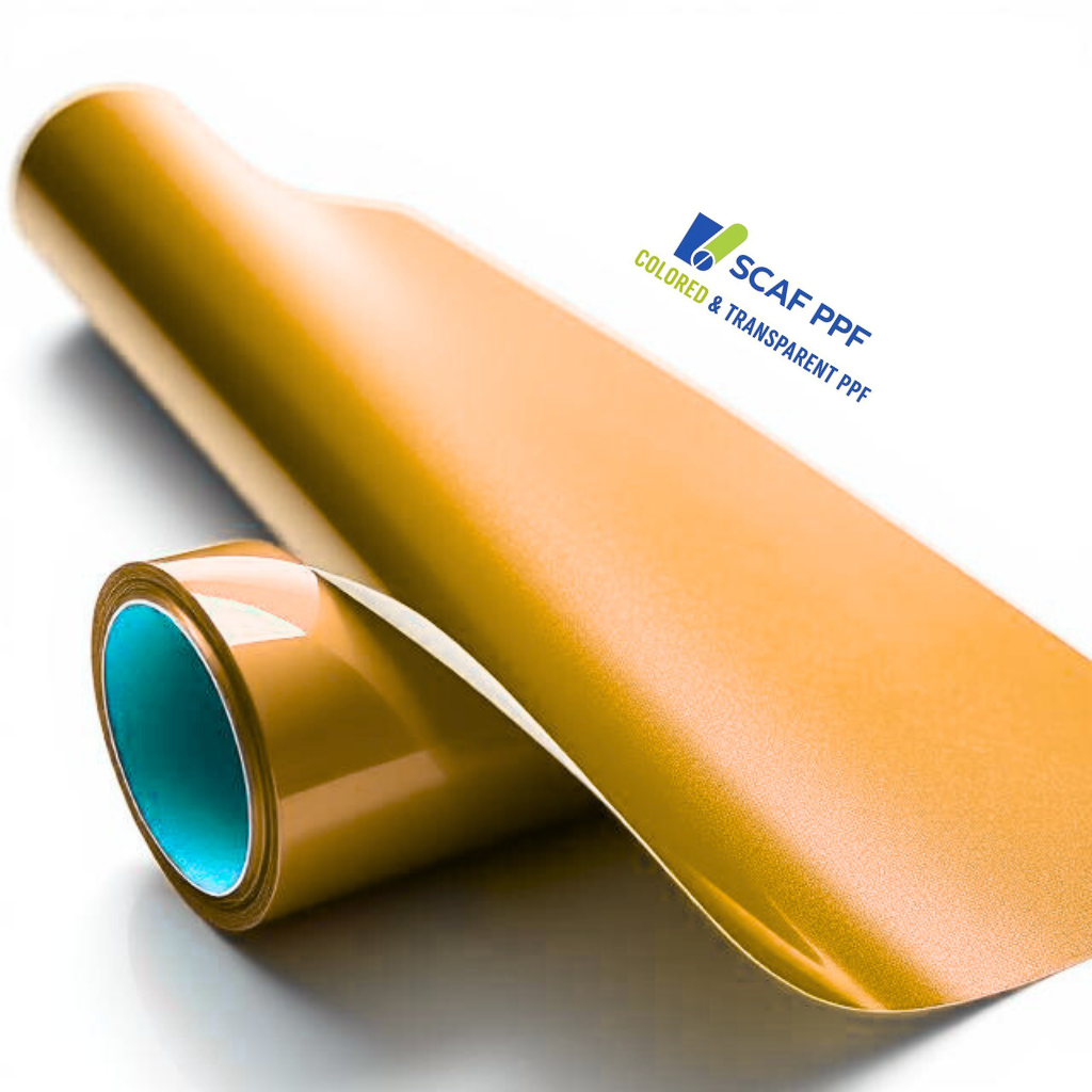 HT Matte Chrome Metal Hibiscu Orange PPf Film