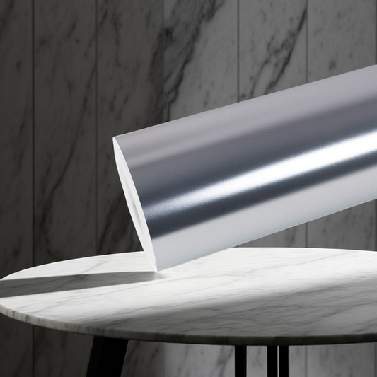 Glossy Chrome Grey Silver  STX320